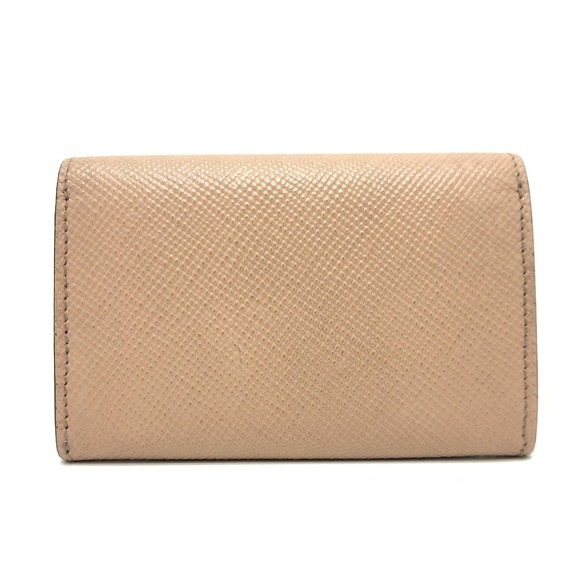 Prada Beige Case Pass Leather Business - Picture 1 of 9